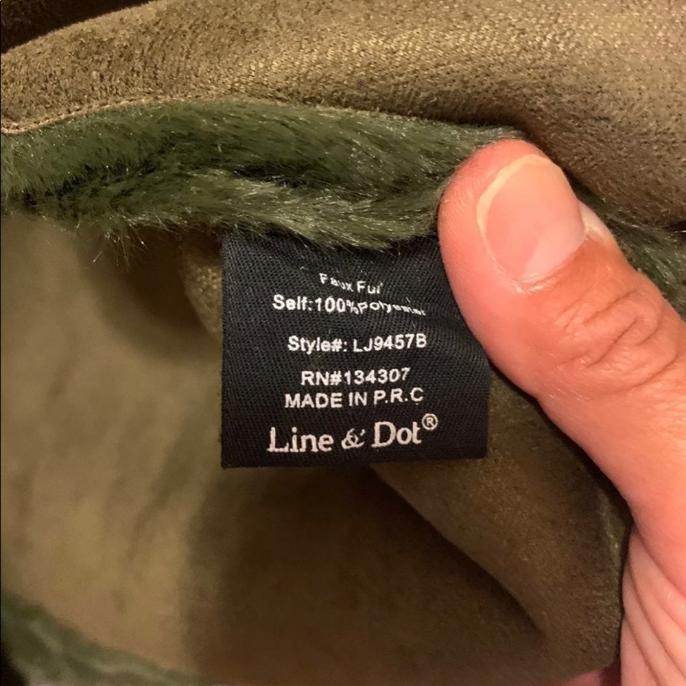 Line & Dot Andi reversible faux fur shearling jacket - Picture 10 of 13